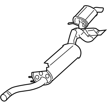 Volkswagen Routan Muffler - 7B0-253-609-D