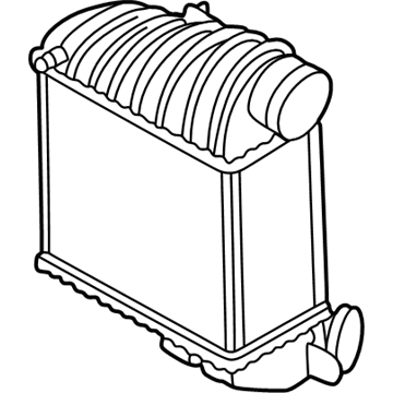 Volkswagen Jetta Intercooler - 1J0-145-803-T