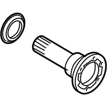 Volkswagen Phaeton Axle Shaft - 08Y-525-284