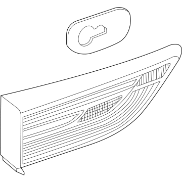 Volkswagen Golf R Back Up Light - 5H0-945-093-D