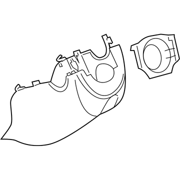 Volkswagen Beetle Steering Column Cover - 5N0-858-559-AE-82V
