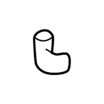 Volkswagen Windshield Washer Hose - 893-955-665