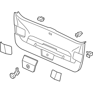 Volkswagen 5GM-867-605-A-82V Lower Trim