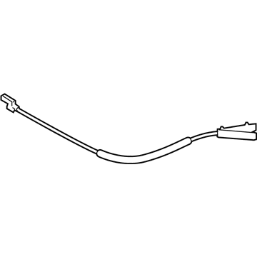Volkswagen Jetta Hood Release Cable - 17B-823-531
