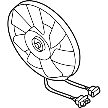 Volkswagen Beetle Cooling Fan Assembly - 1C0-959-455-A