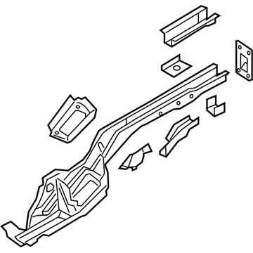 Volkswagen 5Q0-803-501-J Sidemember Assembly