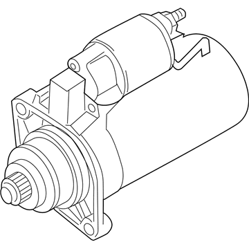 Volkswagen Jetta Starter - 02M-911-024-PX