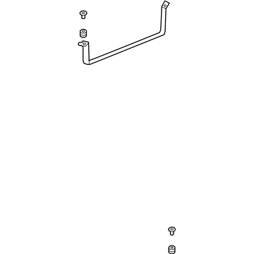 Volkswagen Arteon Fuel Tank Strap - 3Q0-201-654-A