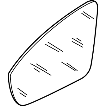 Volkswagen 11K-857-521 Mirror Glass
