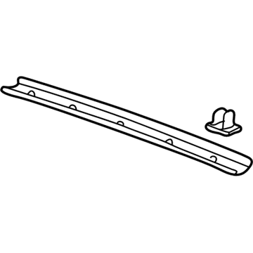 Volkswagen 1J6-867-617-B-2PK Rear Molding
