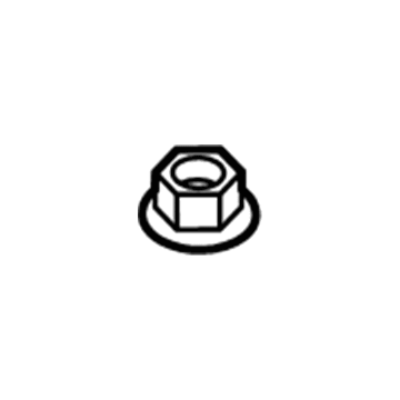 Volkswagen N-023-002-15 Upper Bracket Lock Nut