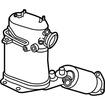 Volkswagen Catalytic Converter - 561-253-053-A