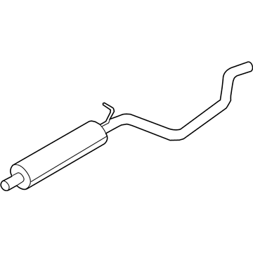 Volkswagen Golf SportWagen Muffler - 5QM-253-209-AE