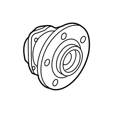 Volkswagen GTI Wheel Bearing - 5Q0-407-621-D