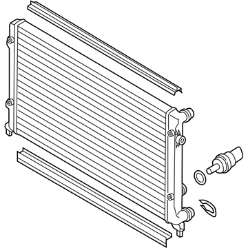 Volkswagen Passat Radiator - 5C0-121-251-F