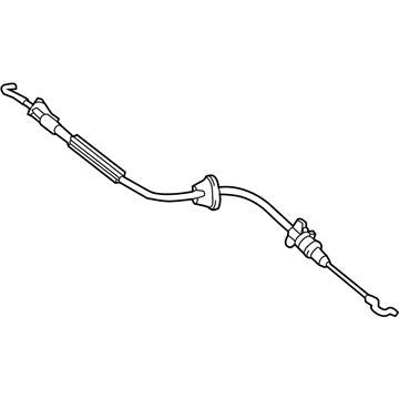 Volkswagen Touareg Door Latch Cable - 7P6-837-085-C