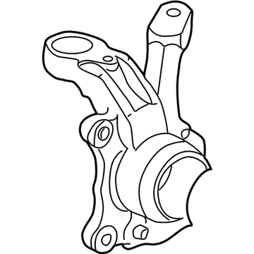 Volkswagen Steering Knuckle - 701-407-312-G