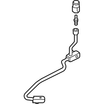 Volkswagen 1EA-816-531 Center A/C Line