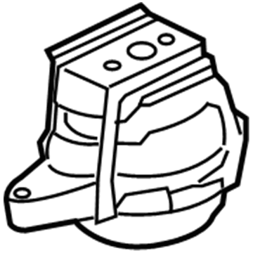 Volkswagen 3D0-399-151-AF Transmission Mount
