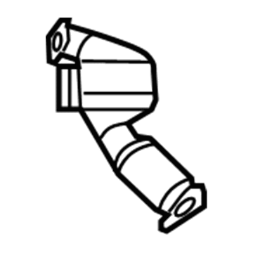 Volkswagen Touareg Catalytic Converter - 7L6-254-350-MX