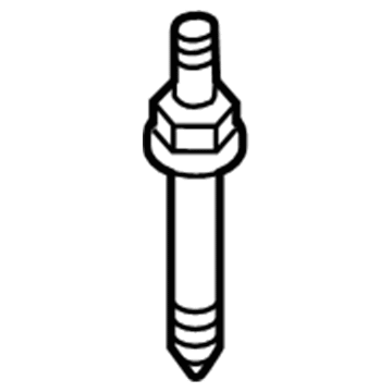Volkswagen N-910-296-02 Motor Mount Bolt