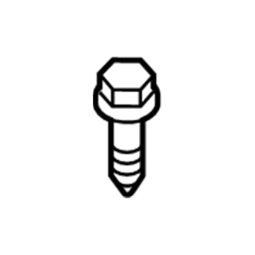 Volkswagen N-019-502-13 Motor Mount Bolt