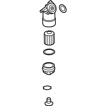 Volkswagen Oil Filter Housing - 022-115-403-S