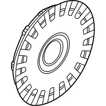 Volkswagen Golf Wheel Bearing Dust Cap - 1J0-601-147-P-GJW
