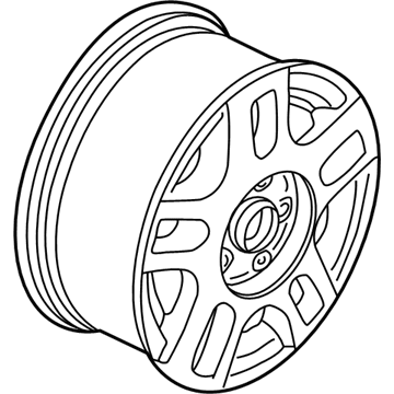 Volkswagen Golf Alloy Wheels - 1J0-601-025-AQ-8Z8