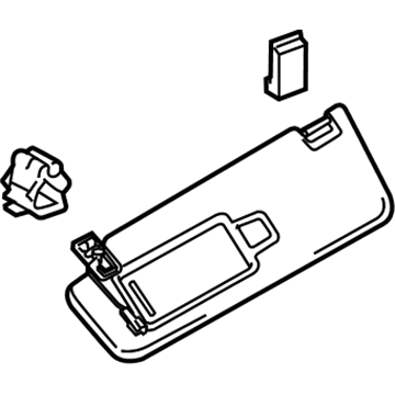 Volkswagen 5G0-857-551-AM-VI4 Sunvisor