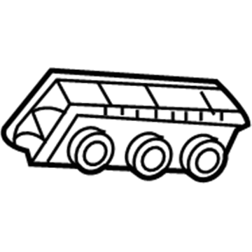 Volkswagen A/C Switch - 7B0-820-045-R