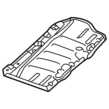 Volkswagen Taos Exhaust Heat Shield - 2GJ-825-205-A