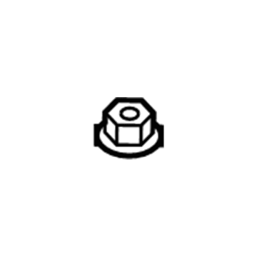 Volkswagen WHT-000-741 Seat Back Frame Nut