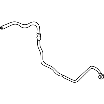 Volkswagen Jetta Power Steering Hose - 1J1-422-891-T