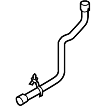 Volkswagen Eos Coolant Pipe - 1K0-122-063-G
