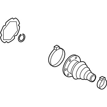 Volkswagen Tiguan CV Joint Boot - 8V0-598-201