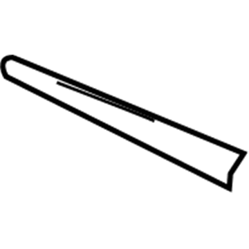 Volkswagen 3D0-864-357-2ZZ Armrest Bezel