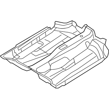 Volkswagen Jetta Floor Pan - 1K0-803-073-C