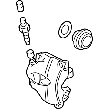 Volkswagen Jetta Brake Caliper - 1K0-615-123-M