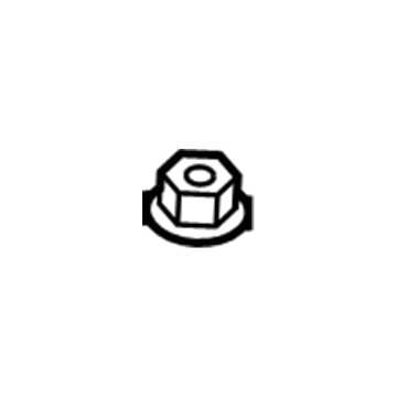 Volkswagen N-023-002-13 Spoiler End Lock Nut