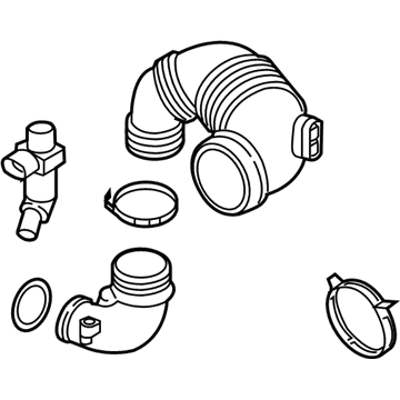 Volkswagen 5Q0-129-654-F Intake Hose