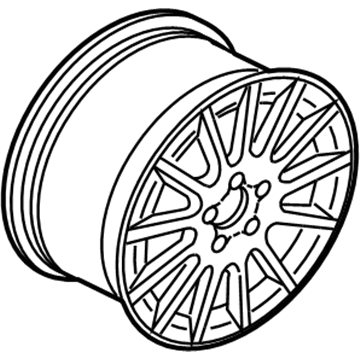 Volkswagen Jetta Alloy Wheels - 1J0-601-025-BD-Z31