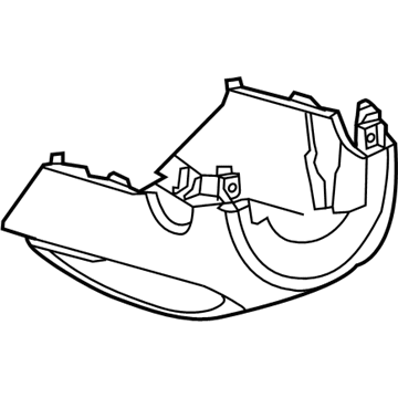 Volkswagen GTI Steering Column Cover - 5G0-858-566-G-82V