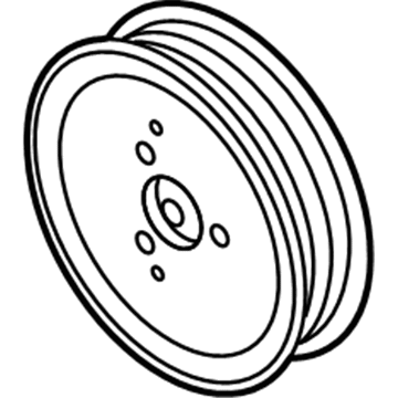 Volkswagen Passat Power Steering Pump Pulley - 07D-145-256-E