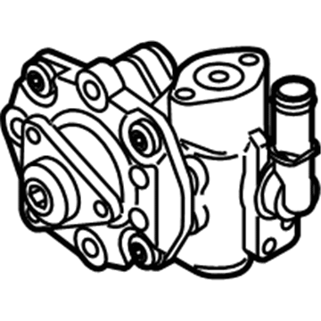 Volkswagen Touareg Power Steering Pump - 7P6-422-154-B