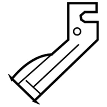 Volkswagen 7B0-201-828-A Vapor Canister Upper Bracket