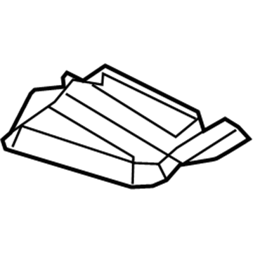 Volkswagen CC Exhaust Heat Shield - 3C0-825-712