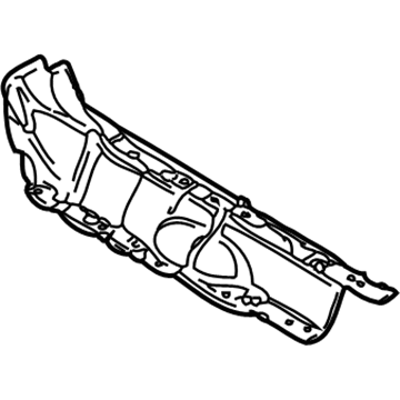 Volkswagen CC Exhaust Heat Shield - 3AA-825-661