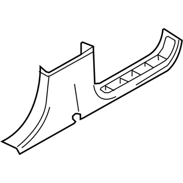 Volkswagen Touareg Pillar Panels - 7P0-853-845-F-3G4