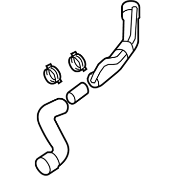 2014 Volkswagen Passat Radiator Hose - 5C0-122-101-S